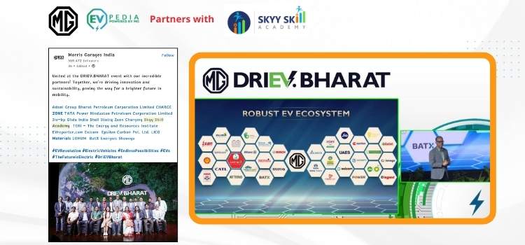 Skyy Skill Academy is becomes official partner of Morris Garages India, for their initiative on DRIEV.BHARAT